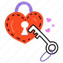 heart lock, love lock, love key, heart key, love padlock 