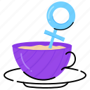 teacup, tea, feminist tea, hot drink, beverage 
