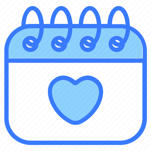 Valentine day, valentine, day, calendar, love, schedule, heart icon - Download on Iconfinder
