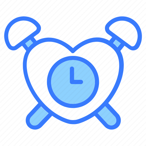 Love clock, heart shape clock, heart shape, clock, time, watch, timer icon - Download on Iconfinder