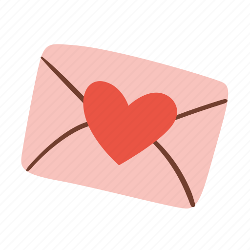 Envelope, heart, love, romantic, message icon - Download on Iconfinder
