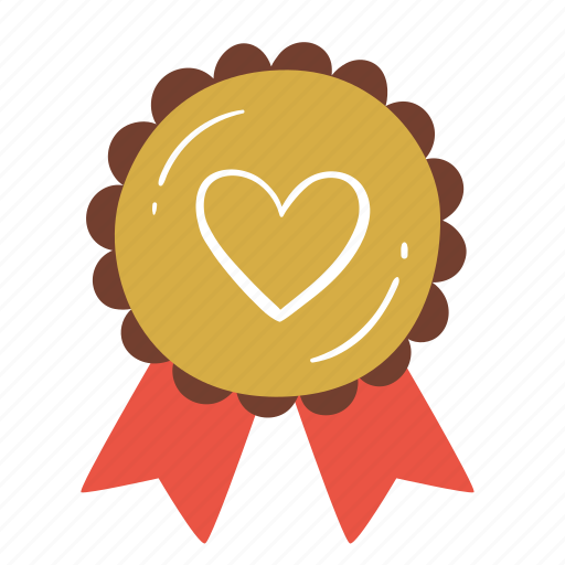 Medal, love, heart, valentine, romance icon - Download on Iconfinder