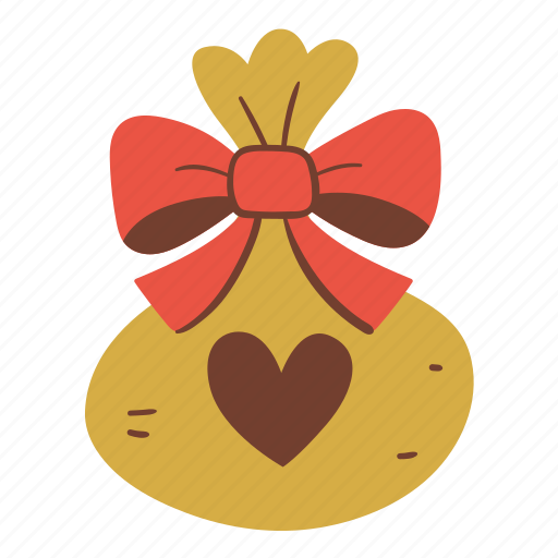 Sack, heart, love, gift, romance, valentine icon - Download on Iconfinder