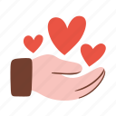 hand, hearts, love, valentine