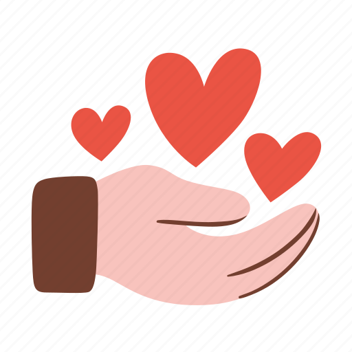 Hand, hearts, love, valentine icon - Download on Iconfinder