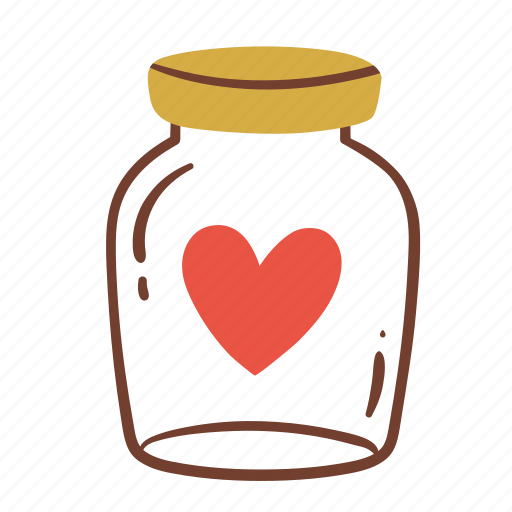 Bottle, heart, love, romance, romantic icon - Download on Iconfinder