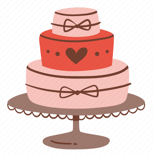 Cake, wedding, celebrate, valentines, love icon - Download on Iconfinder