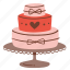 cake, wedding, celebrate, valentines, love 