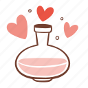 potion, heart, love, romance, romantic