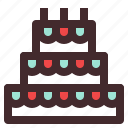 anniversary, cake, love, wedding