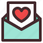 envelope, letter, love, valentine 