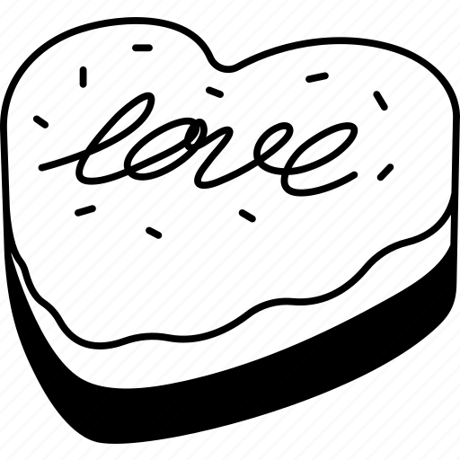 Cake, heart, love, valentine, wedding, romantic, cute icon - Download on Iconfinder