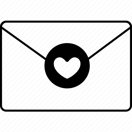 Envelope, stamp, heart, love, valentine, wedding, romantic icon - Download on Iconfinder