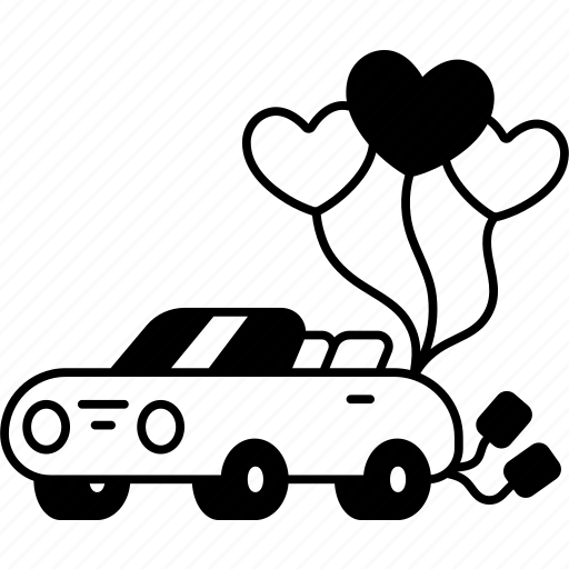 Wedding, car, love, valentine, romantic, cute icon - Download on Iconfinder