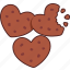 cookie, love, valentine, wedding, sticker, cute 