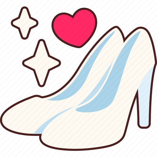 Wedding, woman, shoes, love, valentine, sticker, cute sticker - Download on Iconfinder