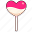candy, heart, love, valentine, wedding, sticker, cute 
