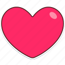 heart, love, valentine, wedding, sticker, cute