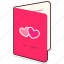 card, heart, love, valentine, wedding, sticker, cute 