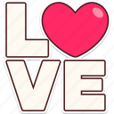 l, heart, v, e, love, valentine, wedding, sticker, cute