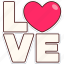 l, heart, v, e, love, valentine, wedding, sticker, cute 