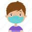 boy, person, face, avatar, people, kid, child, student, mask 