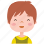 boy, person, face, avatar, people, kid, child, student 