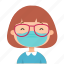 girl, person, avatar, face, human, kid, child, student, mask 
