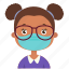 girl, person, people, avatar, face, kid, child, student, mask 