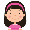 girl, person, face, avatar, child, kid, student