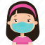 girl, person, avatar, people, face, kid, child, student, mask 