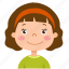 girl, avatar, person, face, people, kid, child, student, happy 
