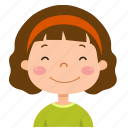 girl, avatar, people, face, kid, child, student, happy