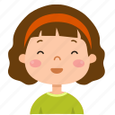 girl, avatar, person, face, people, kid, child, student