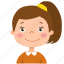 girl, avatar, people, person, kid, child, student 