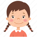girl, person, people, avatar, face, kid, child, student
