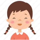 girl, person, people, avatar, face, kid, child, student