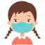 girl, person, avatar, face, human, student, kid, child, mask 