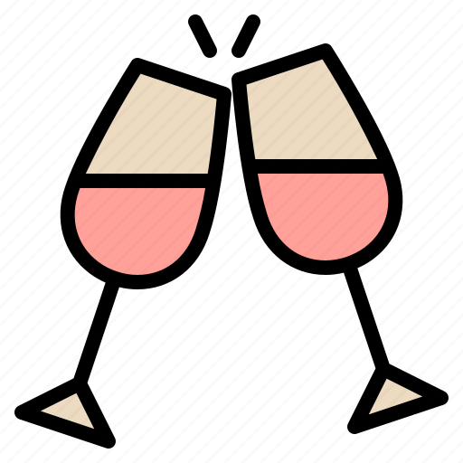 Champagne, glass, wine, cheers, cocktail, alcohol, drink icon - Download on Iconfinder