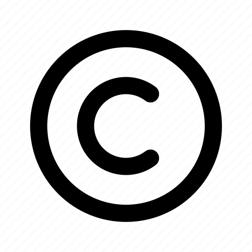 Copyright, digital, technology, computer, laptop, device, monitor icon - Download on Iconfinder