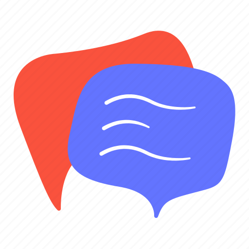 Communication, discussion, talk, bubble, chat icon - Download on Iconfinder