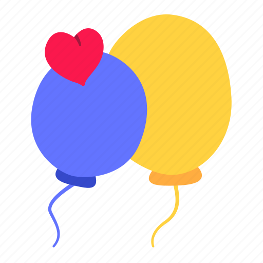 Ballon, love, romance icon - Download on Iconfinder