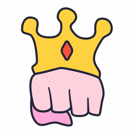 Master, hand, king, premium icon - Download on Iconfinder