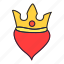 king, queesn, love, romance, sign 