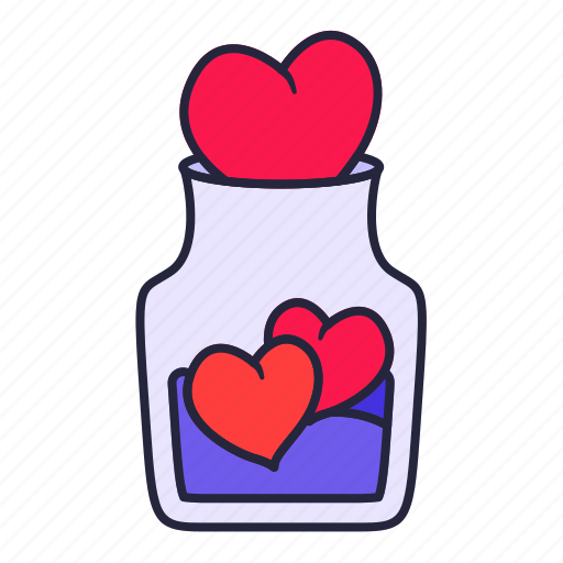 Bottle, jar, romance, love icon - Download on Iconfinder