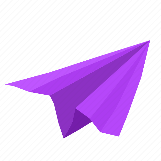 Paperplane, send, email, letter, 3d vector, lowpoly icon - Download on Iconfinder
