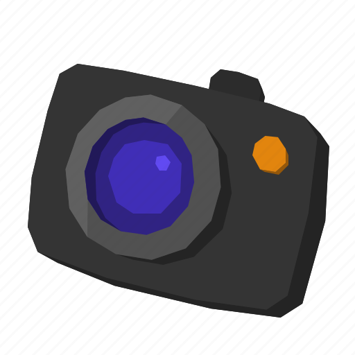 Photo, camera, photography, 3d vector, lowpoly icon - Download on Iconfinder