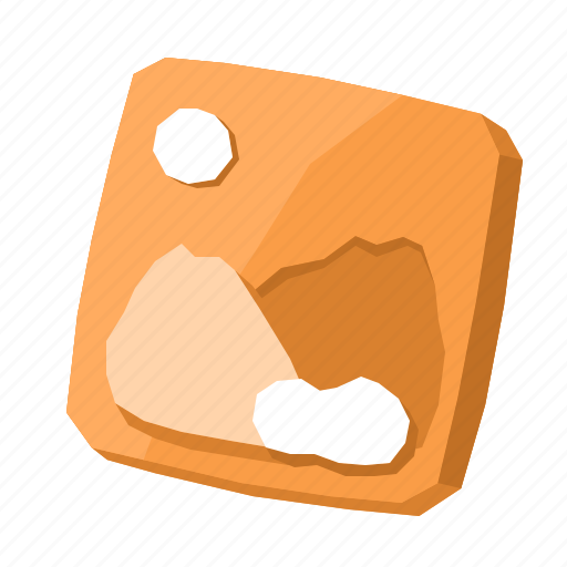 Picture, frame, gallery, 3d vector, lowpoly icon - Download on Iconfinder