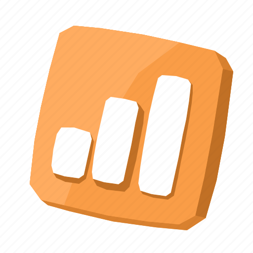 Stats, rating, analytics, 3d vector, lowpoly icon - Download on Iconfinder