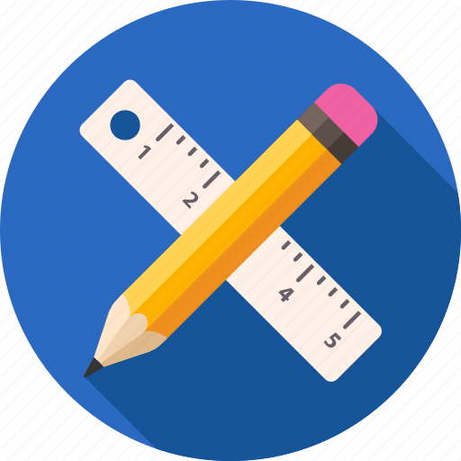 Draw, drawing, paint, painting, pencil, ruler, tools icon - Download on Iconfinder